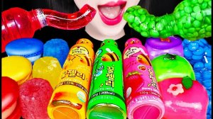 🌈 Радужные десерты 🌈 - СЛАДОСТИ и МАГИЧЕСКИЕ желе АСМР Мукбанг. ASMR еда.