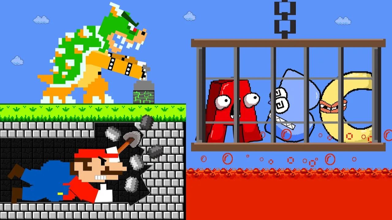 Mario СБЕЖАЛ из Тюрьмы Bowser! Вернись! 🔒