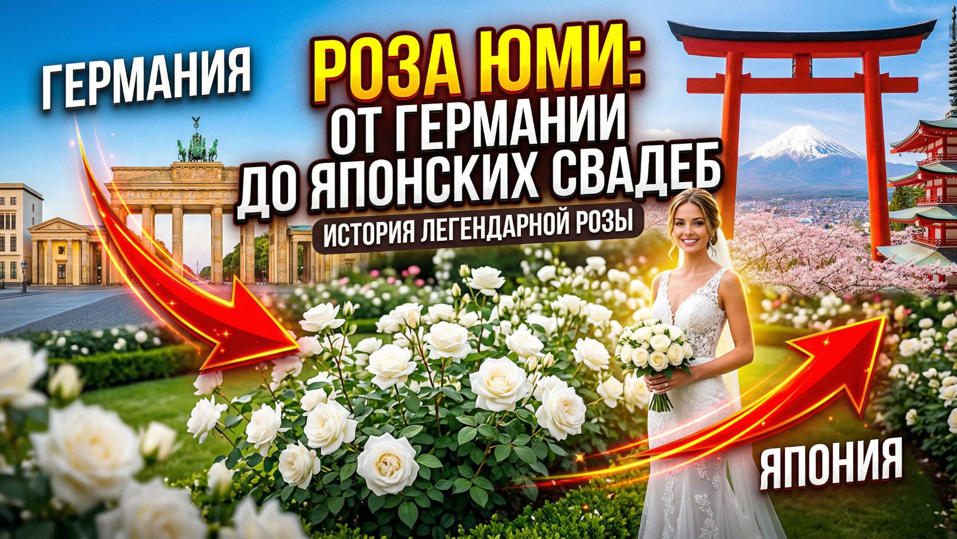 Rose Yumi  Королева свадебных роз Японии!