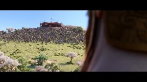 Давид против Голиафа. (Давид 2025). Сцена из мультфильма.