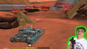 Совсем немножко поторопился в Мир Танков Блиц - Приколы Фейлы Баги Tanks Реакция blitz!? разбор гайд