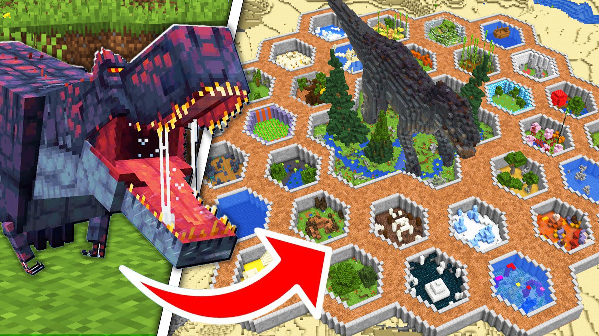 Я Построил ЗООПАРК для ДИНОЗАВРОВ в Майнкрафт Хардкор