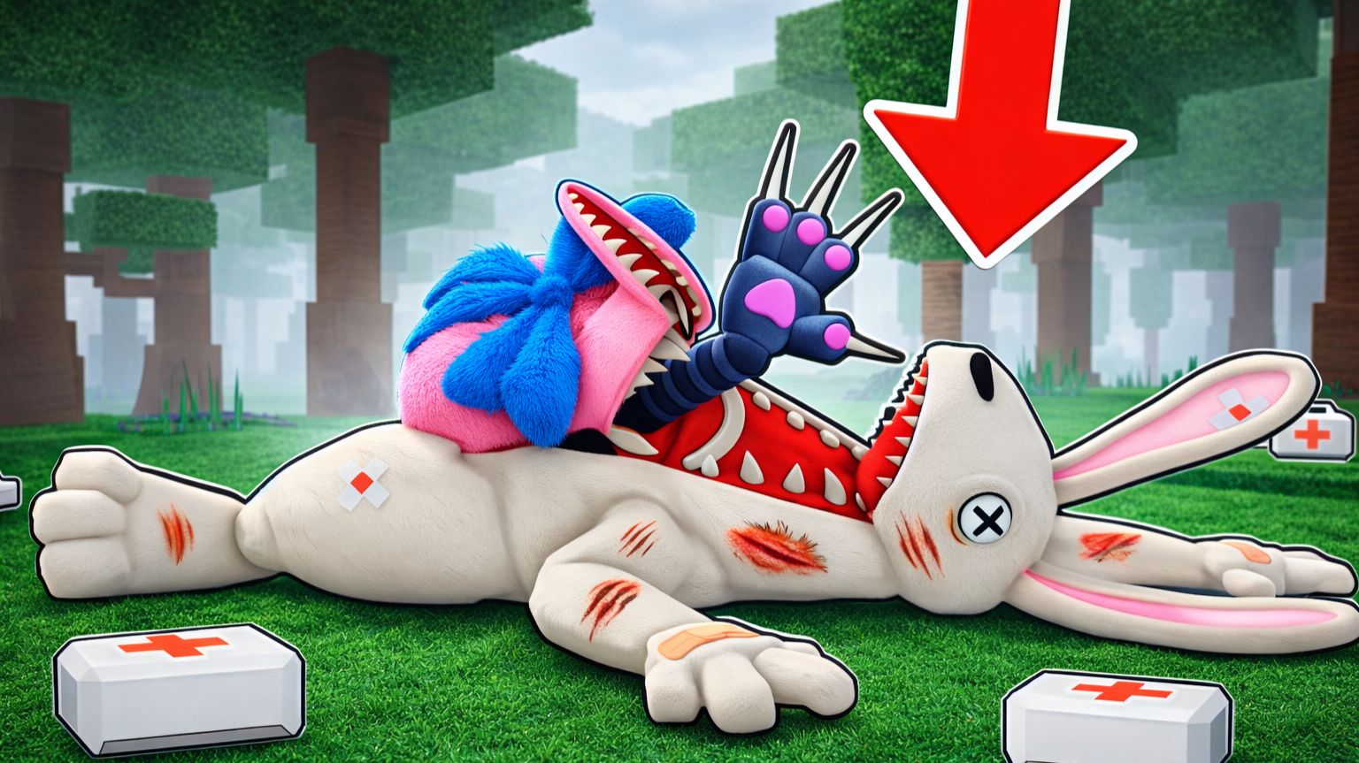 СПАСАЕМ БОССА-КРОЛИКА в ПАСХАЛЬНОМ ОБНОВЛЕНИИ 99 НОЧЕЙ В ЛЕСУ