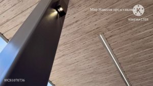 Изготовление плоских навесов в Современном стиле