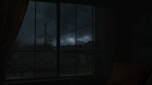 Ночной дождь и гроза за окном для сна и отдыха ⛈️🌙