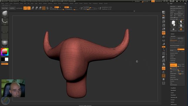 02. Начало работы с Zbrush