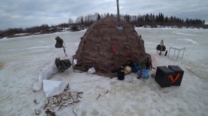 ПРОСНУЛСЯ ОТ РЫБЫ, СОРОГА-ЯЗЬ, ПОД ПАЛАТКОЙ! ЖИВЁМ НА ОЗЕРЕ, НОЧНЫЕ МОНСТРЫ \ РЫБАЛКА НА СЕВЕРЕ Ч. 9