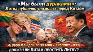 Урок для всех:  Литва заплакала - Балтийская авантюра вышла боком!