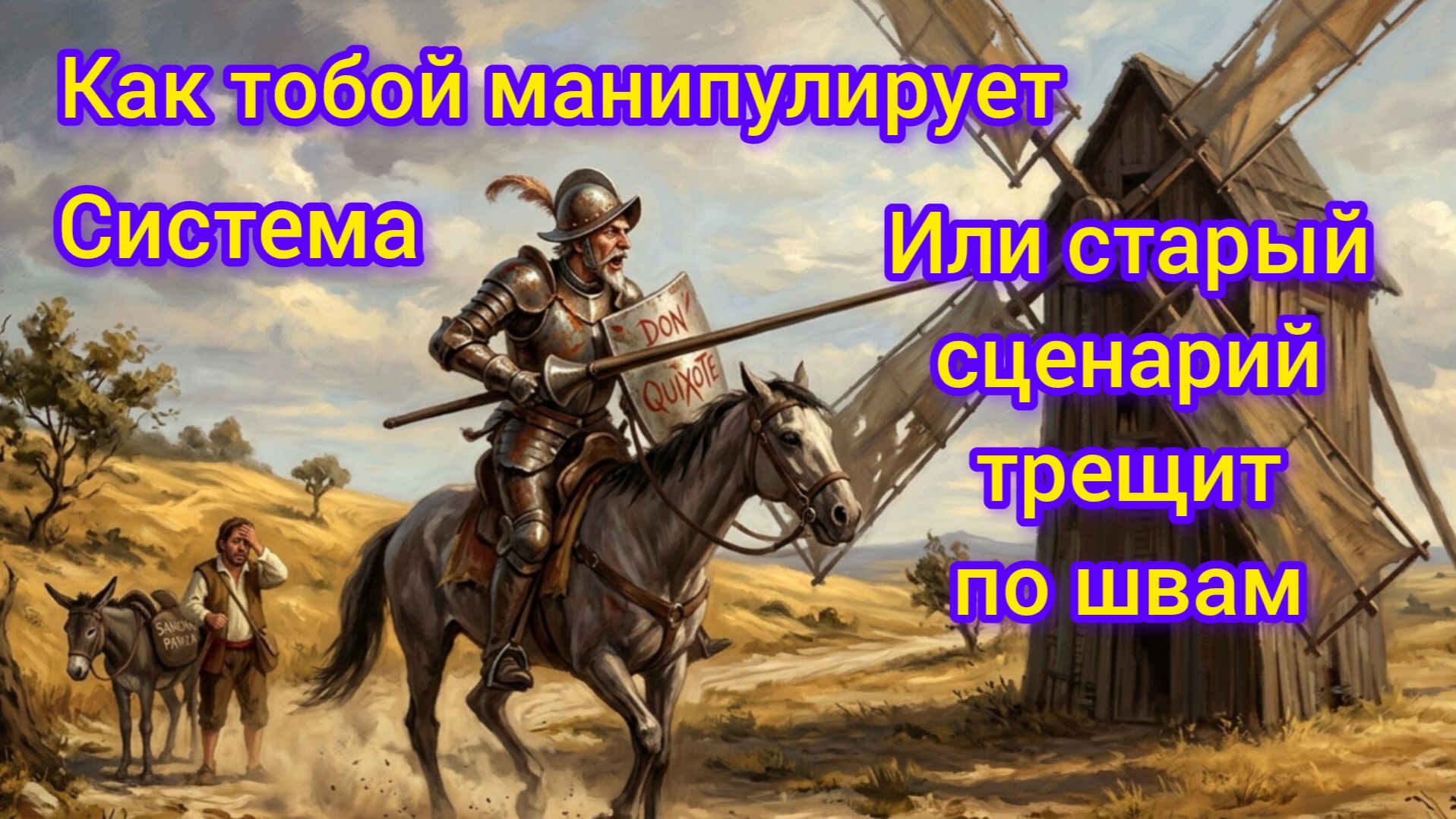 как система тобой манипулирует или старый сценарий трещит по швам