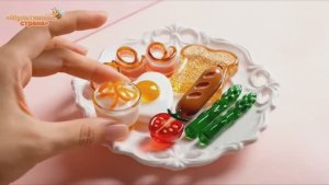 Стеклянный завтрак. АСМР. Залипательная ИИ-анимация.