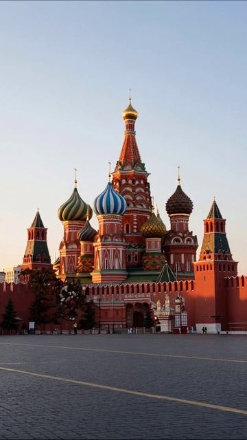 Сказочная архитектура: Красная площадь в Москве #Москва #КраснаяПлощадь #архитектура