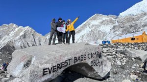 Группа Клуба 7 Вершин «ЕтиТим» поднялась в базовый лагерь Эвереста и полюбовалась панорамой
