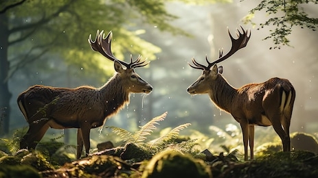 🦁🌈 Дикая природа в 8K HDR: Каждая деталь оживает 🌍✨ Красота без границ