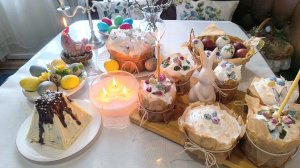 Освятили куличи,пасхи яйца.Пасхальный декор 2 часть.