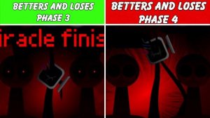 sprunki phase 3 BETTERS AND LOSES против sprunki phase 4 BETEERS AND LOSES