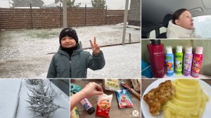 Снова пришла зима/ не хило намело/ подарок от подписчицы/ легкий ужин