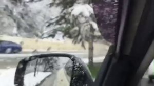 9 апреля, в предгорьях и низких горах Сочи выпал мокрый снег