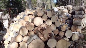 дрова распилены,надо колоть11.04.26