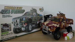HengGuan HG-P417 Middle East 4x4 Pickup - NEW Chinese Clone of Tamiya Toyota Hilux High Lift 3-Speed