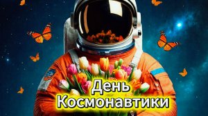 12 апреля Поздравление с Днем космонавтики: красивая открытка | Домохозяйка Ната