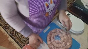 Домашняя колбаса к Пасхе 🐣 Без химии и лишних затрат!