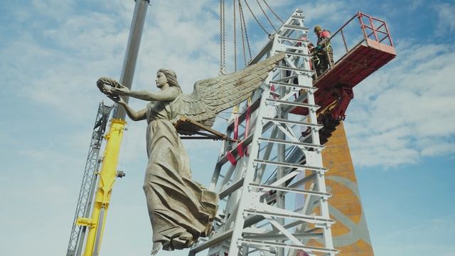 Стела «Город трудовой доблести» в Парке Победы Нижний Новгород смотреть онлайн