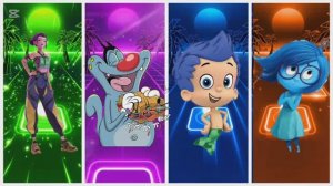 ГОЛОВОЛОМКА ПЕЧАЛЬ против ОГГИ и ГУППИ И ПУЗЫРИКИ — Музыкальная Битва Героев 💙⚡️