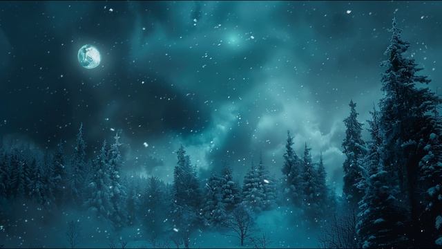 Зимняя Метель – Белый Шум для Сна и Релакса – 3 Часа