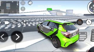 тест драйв гоночной машины (разгром в конце)