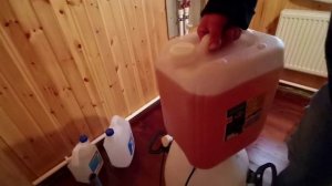 заправка системы теплоносителем