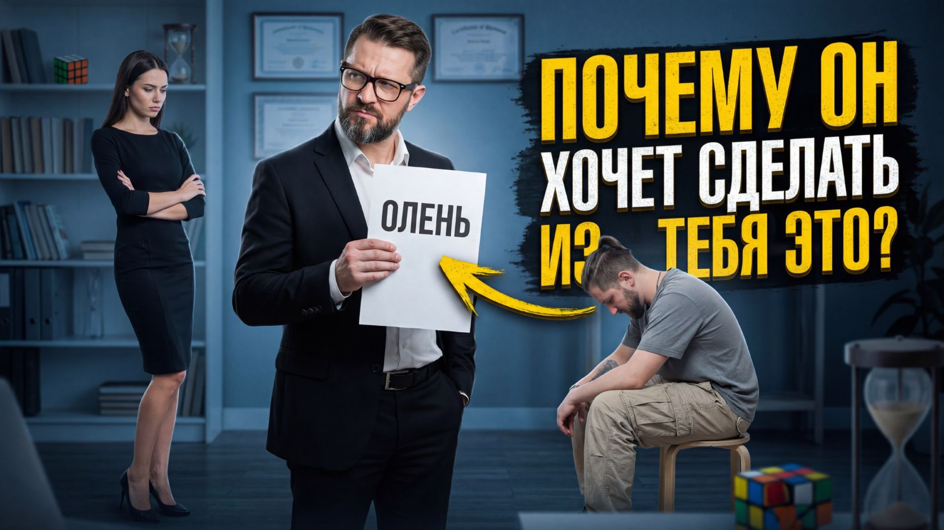 ПСИХОЛОГ — ВРАГ. Он РАСТИТ из тебя ОЛЕНЯ. Ты платишь за это