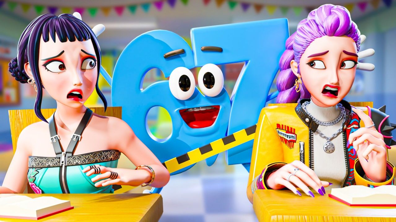 РУМИ и 67 в школе?! анимация KPop Охотники на демонов