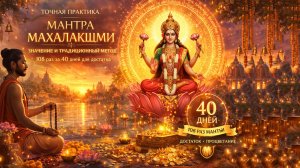 Точная практика Мантра Махалакшми значение и традиционный метод 108 раз за 40 дней для достатка 🙏💰