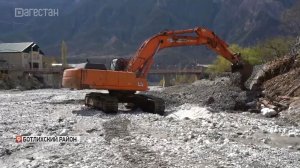 Берегоукрепительные работы провели в Ботлихском районе