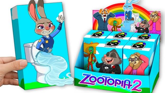 ТУАЛЕТНОЕ СПАСЕНИЕ ПРИЗРАКА ДЖУДИ ХОППС ЗВЕРОПОЛИС В ТУАЛЕТНОЙ ЗОНЕ 🚽 РАСПАКОВКА КОРОБКИ ЗВЕРОПОЛИС