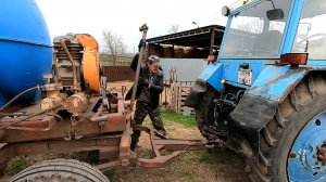 Анатолич выгнал своего зверюгу после ремонта! Кардан на место и погнали!