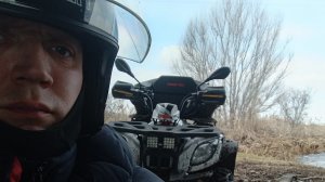 Катаю на двухсоткубовом квадроцикле по старым местам. Очень грязная Покатушка.