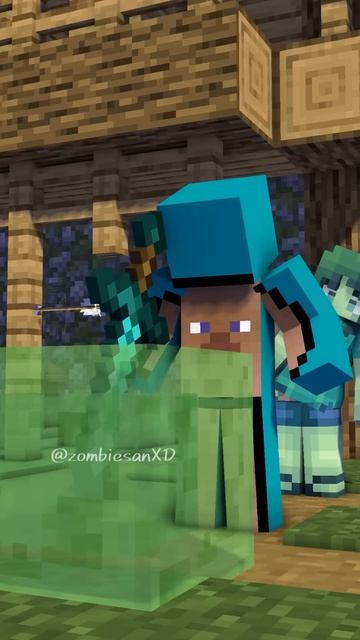 Возвращение девочки-слизняка - анимация майнкрафт #shorts