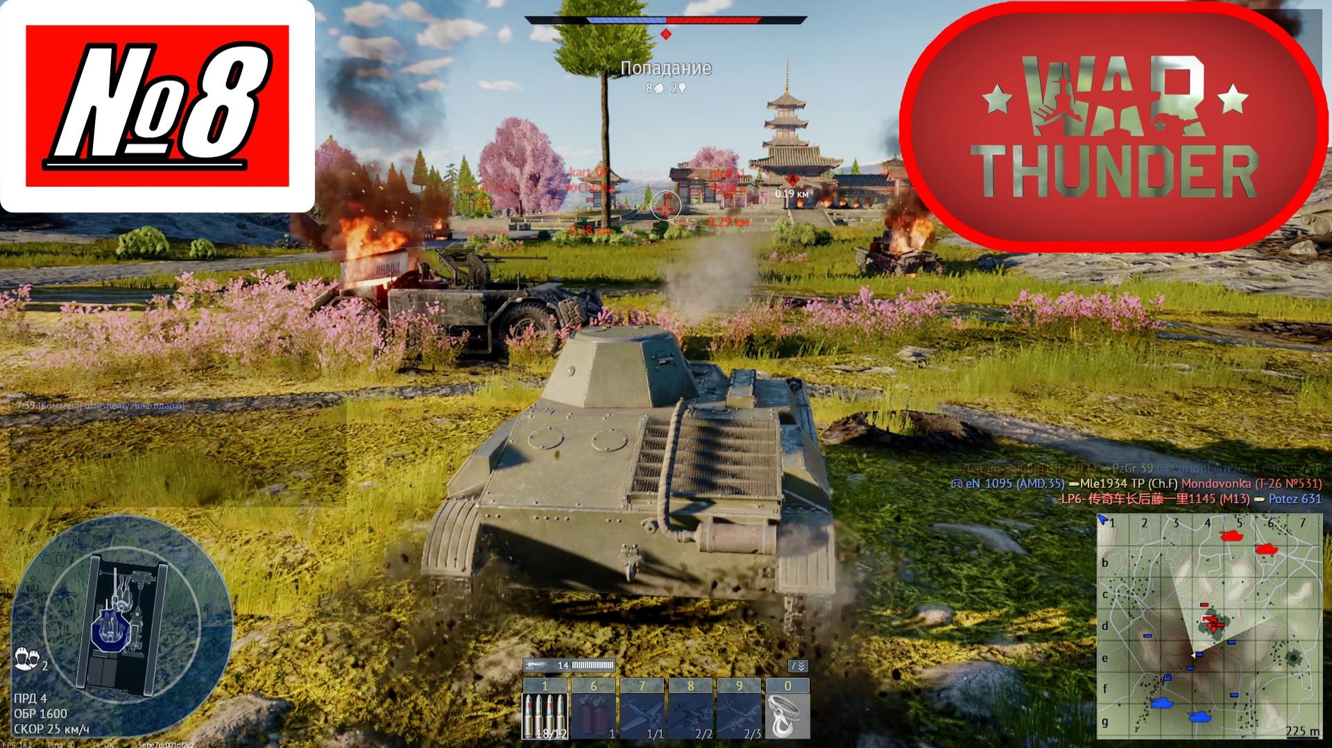 [Let's Play][Игра №8][Танковые аркадные бои][War Thunder]