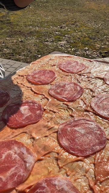 Пицца 🍕 на углях🔥🔥🔥