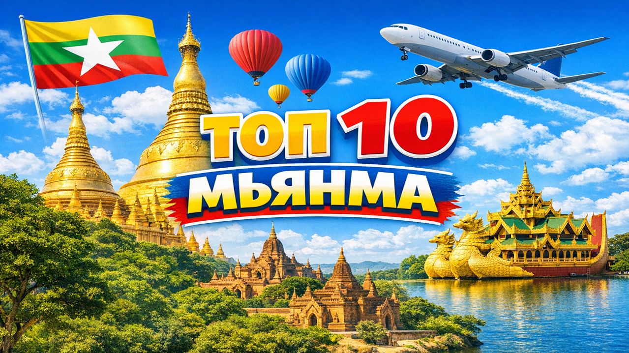 Топ 10 | МЬЯНМА : Путеводитель