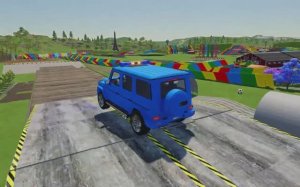 СПАСАТЕЛЬНАЯ ТЕХНИКА С ЛЕСТНИЦАМИ И ВОДОЙ БОРЕТСЯ С ОГНЕННОЙ СТИХИЕЙ ОБУЧЕНИЕ МАЛЫШАМ СИНИЙ ТРАКТОР