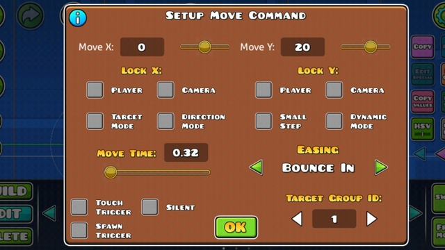 Move триггер обучение