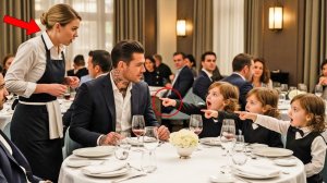 Тройняшки босса мафии заговорили — Они указали на официантку и назвали её своей родной мамой се