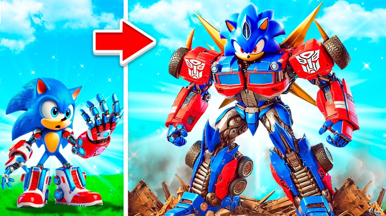 Прокачал Соника в Оборотня в ГТА 5!