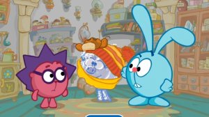 Смешарики/ Зима/ Нюша/ Крош/ Ëжик