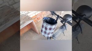 Еду домой на самокате.