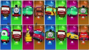 АВТОБУС ТАЙО против ПАРОВОЗИК ТОМАС и МОЛНИЯ МАКВИН — Битва с Пожирателем Автобусов 🚌🚂⚡️