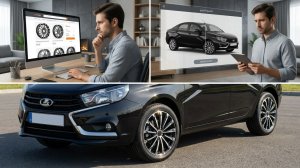 Примерить диски на машину виртуально. Визуальная примерка на Лада Веста