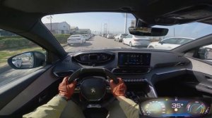 Тест-драйв PEUGEOT 3008 HYBRID 2024 от первого лица I 4K